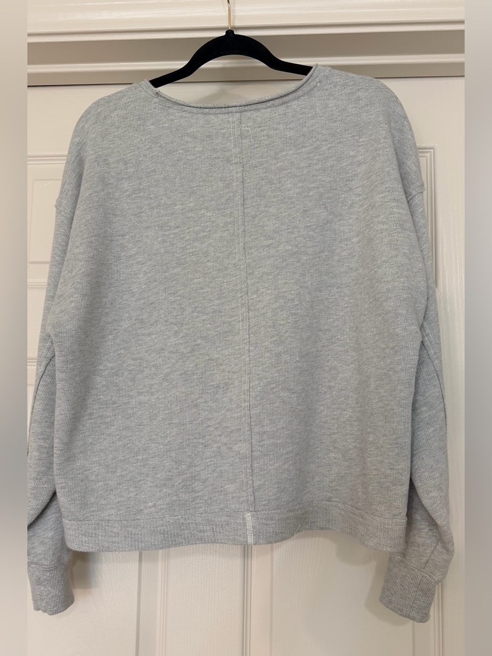 Aerie Vacay Crew Sweatshirt Grey Sz.XS - Picture 5 of 8
